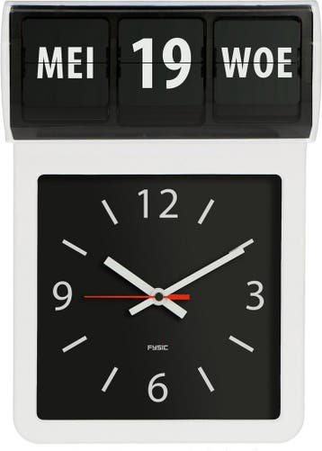 Dementieklok - Kalenderklok - Analoog - 30 cm - Fysic - FK80, Verzenden, Nieuw