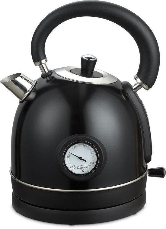 2dekans | MOA Waterkoker Retro - 1.8L - RVS - BPA vrij -, Elektronische apparatuur, Waterkokers, Ophalen of Verzenden