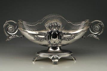 Orivit - Jardinière - Plaqué(e) argent