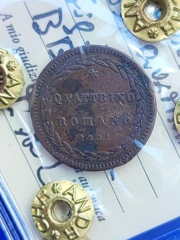 États pontificaux. Lotto 9 monete 1800/1823 Pio
