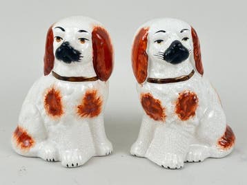 Figuur - Staffordshire dogs (2) - Porselein