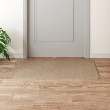 vidaXL Tapijtloper 50x100 cm sisal-look zandkleurig, Huis en Inrichting, Verzenden, Nieuw