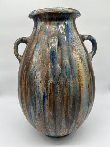 Roger Guérin - Vaas - Steengoed - ART DECO - 40 cm, Antiek en Kunst