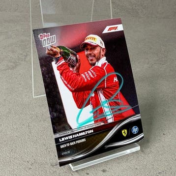Ferrari - Topps Now - (034) Lewis Hamilton Back to back, Nieuw