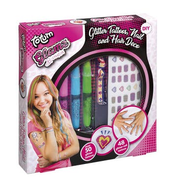 Glamz Nagel/ Tatoeagesset, Verzenden, Nieuw