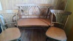 Thonet - Canapé (3) - Bois, Cuir