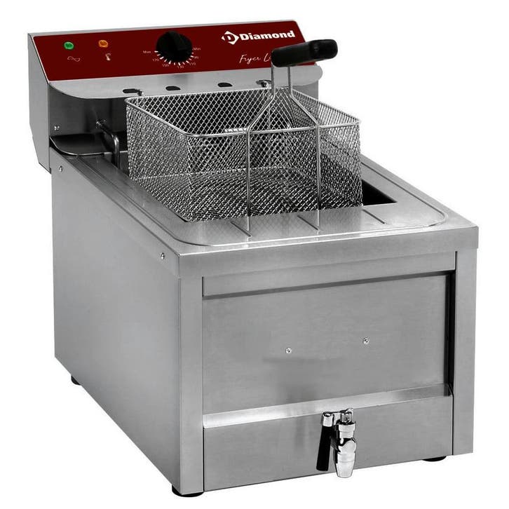 Friteuse | Elektrisch | 12L | 0°C/190°C | 9kW (400V) |, Zakelijke goederen, Horeca | Keukenapparatuur, Nieuw in verpakking, Verzenden
