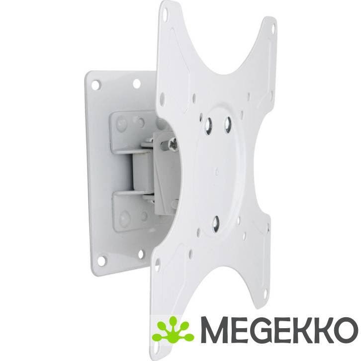 Techly ICA-LCD 2900WH 37  Wit flat panel muur steun, Audio, Tv en Foto, Televisiebeugels, Nieuw, Verzenden