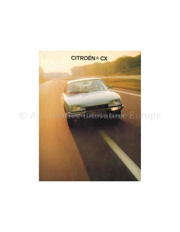 1975 CITROËN CX BROCHURE NEDERLANDS, Nieuw