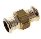 Raccord union à sertir - 22mm femelle - Joint plat en, Verzenden