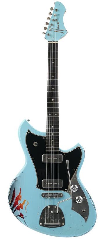 Novo Serus J Daphne Blue Over 3 Tone Sunburst, Muziek en Instrumenten, Verzenden, Nieuw