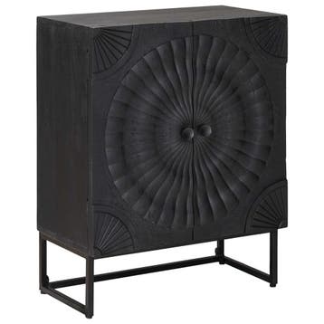 vidaXL Dressoir Zwart 55 x 30 x 70 cm, Verzenden, Nieuw