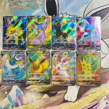 Pokémon - COMPLETE Eeveelutions FULL ART COLLECTION! 8/8 -, Nieuw