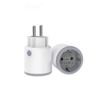 MOES MWP-LO-EU16M-GY-EN slimme stekker - wifi (Matter), Verzenden, Nieuw