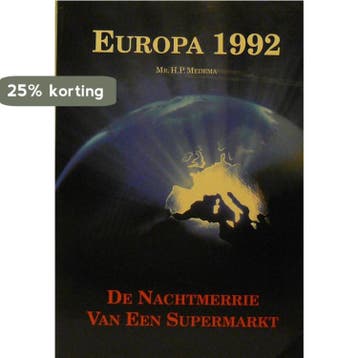 EUROPA 1992, DE NACHTMERRIE .. 9789063531942 Medema, Verzenden, Gelezen, Medema