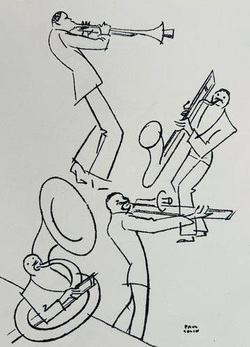 Paul Colin (1892-1985) - Jazz - Lithographie signée