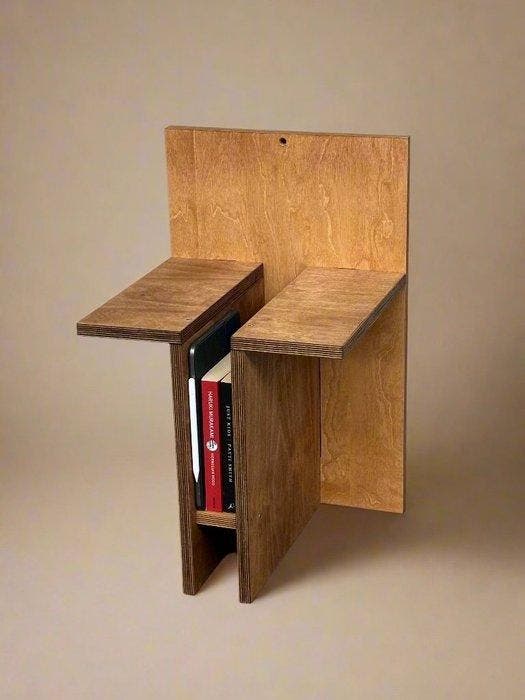 Edoardo Lietti Studio - Chaise de bureau - Bois - Sisto -, Antiek en Kunst, Kunst | Designobjecten