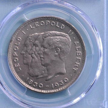 België. Albert I. 10 Francs/2 Belga 1930 Frans Pos. B MINT