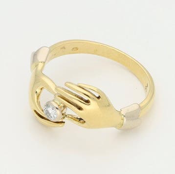 Carrera y Carrera - Bague - 18 carats Or jaune Diamant