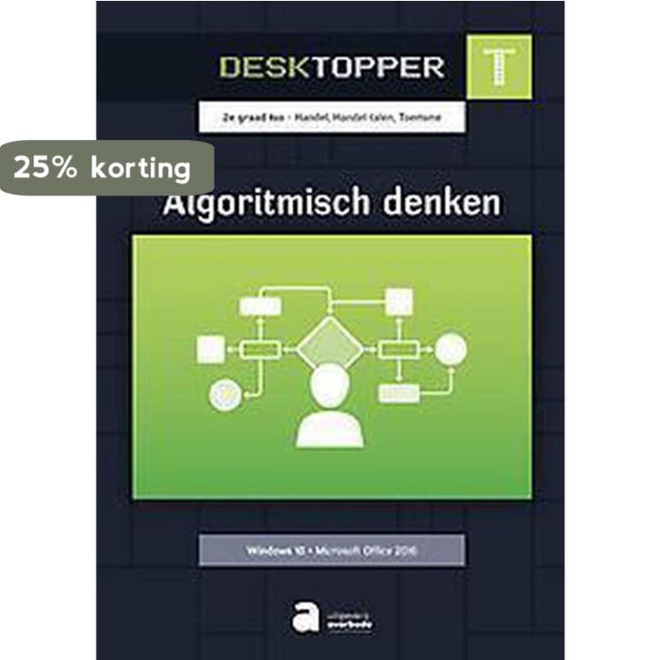 Algoritmisch denken(Windows 10 - Microsoft Office 2016), Boeken, Informatica en Computer, Zo goed als nieuw, Verzenden