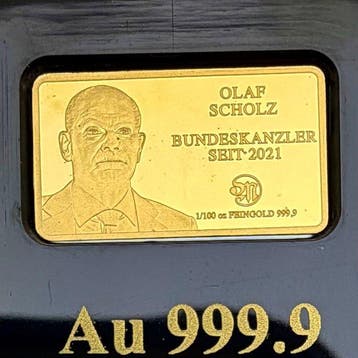 Allemagne. Medal 2021 Dem Deutschen Volke - Olaf Scholz