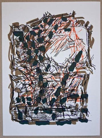 Jean-Paul Riopelle (1923-2002) - Composition III, 1976