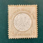 Duitse Rijk 1872 - 18 Kreuzer klein Brutschield - MNG -, Gestempeld