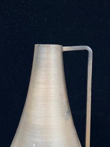 Kruik - Metaal - Brutaliste - H.30cm