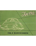 1953 ISO ISETTA INSTRUCTIEBOEKJE ITALIAANS, Ophalen of Verzenden