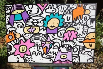 Kev Munday - Popping Off, Antiek en Kunst, Kunst | Schilderijen | Modern