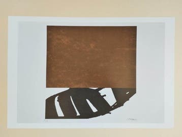 Pierre Soulages (1919-2022) - Lithographie n°43 - Encre sur, Antiquités & Art
