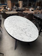Sky eettafel, kleur marble bianco