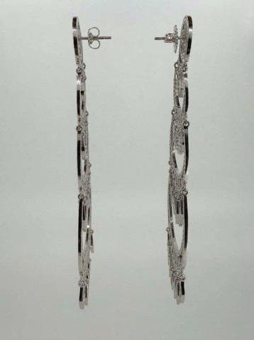Recarlo - Boucles doreilles - 18 carats Or blanc - 3.39ct., Bijoux, Sacs & Beauté