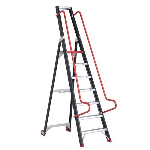 Altrex enkele magazijntrap Taurus 7 treden, Doe-het-zelf en Bouw, Ladders en Trappen, Trap, Nieuw, 2 tot 4 meter, Ophalen of Verzenden