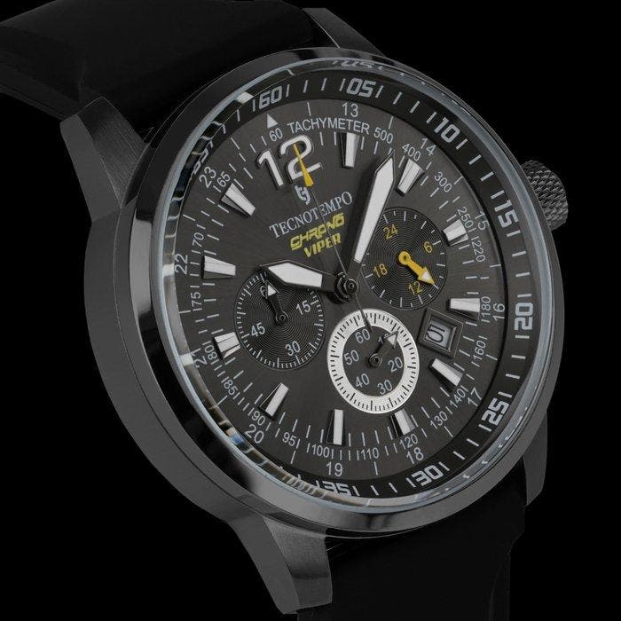 Tecnotempo - Chronograph 100M - Chrono Viper Limited, Handtassen en Accessoires, Horloges | Heren