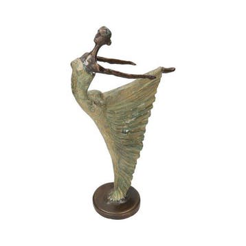 Sculpture, sculptuur, Abstracte ballerina - 42 cm - Brons -