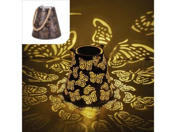 Veiling - Gadgy Solar Tuinlamp LED met Schaduweffect Brons/G, Tuin en Terras, Nieuw