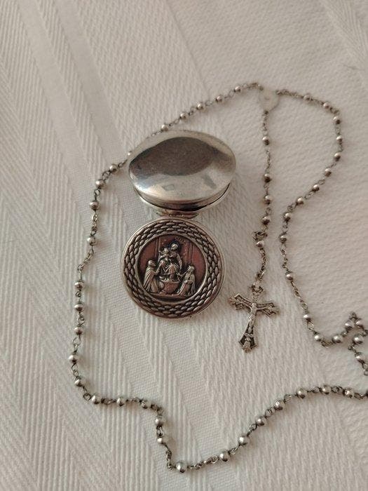 Rozenkrans - .800 zilver - 1950-1960, Antiek en Kunst, Kunst | Niet-Westerse kunst