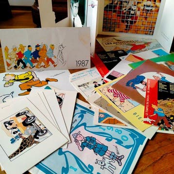 Hergé - Reeks van 21 Kuifjesdocumenten, Boeken, Nieuw