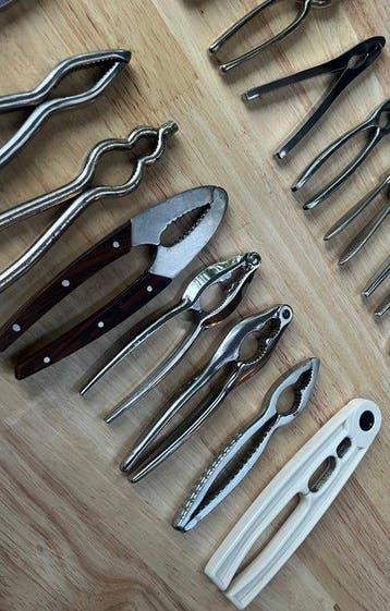 Notenkraker (19) - Metaal, Hout, Plastic, Stainless steel -