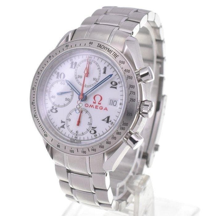 Omega - Speedmaster Olympic Collection - 323.10.40.40.04.001, Handtassen en Accessoires, Horloges | Heren