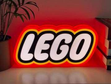 LEGO Custom Item - Lighted logo sign