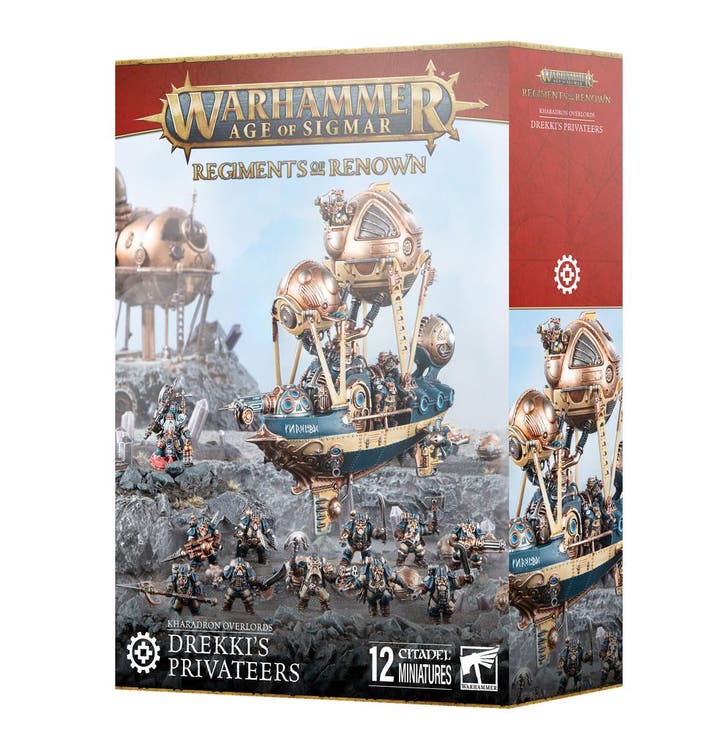 Kharadron Overlords Drekkis Privateers (Warhammer nieuw), Hobby & Loisirs créatifs, Wargaming, Enlèvement ou Envoi