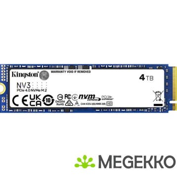 Kingston SSD NV3 4TB, Verzenden, Nieuw