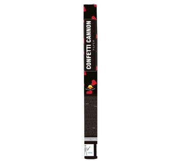 Confetti Kanon Rode Hartjes 40cm, Verzenden