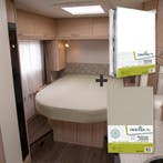 Textielpakket Queensbed/Eilandbed - 1 molton met 1 jersey, Nieuw, Wit