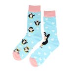 Sokken - Pinguin Print - Blauw - Katoen - Maat 38-45, Kleding | Dames, Nieuw