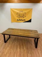 Houten Mumbai blad met metalen onderstel - Levering aan huis, Ophalen of Verzenden, Nieuw