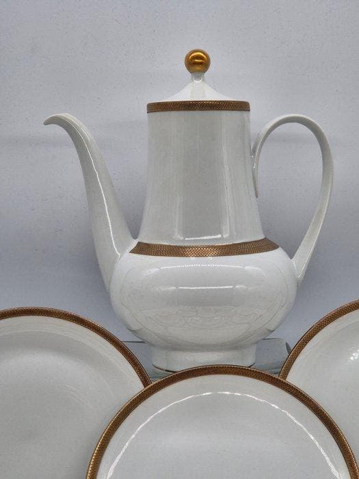 Eschenbach Bavaria – Kaffee-Service – Porzellan mit breitem, Antiek en Kunst, Antiek | Meubels | Tafels