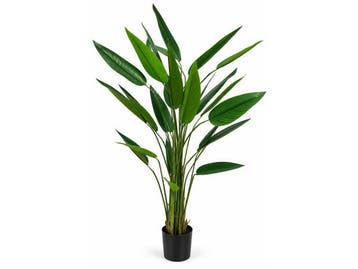Veiling - 175cm Real touch strelitzia tree x 26 lvs, plastic